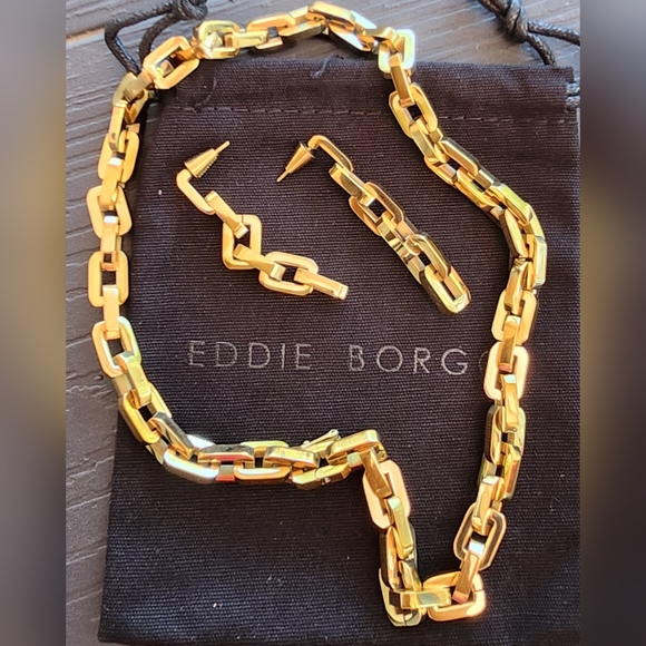EDDIE BORGO Supra Chain Link Earrings NWT - Picture 4 of 12